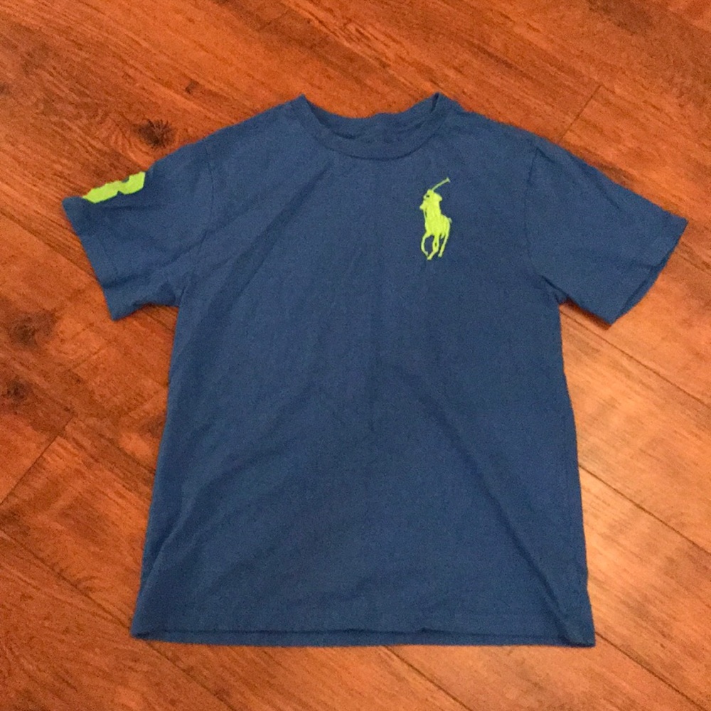 Youth Polo Shirt Blue Medium